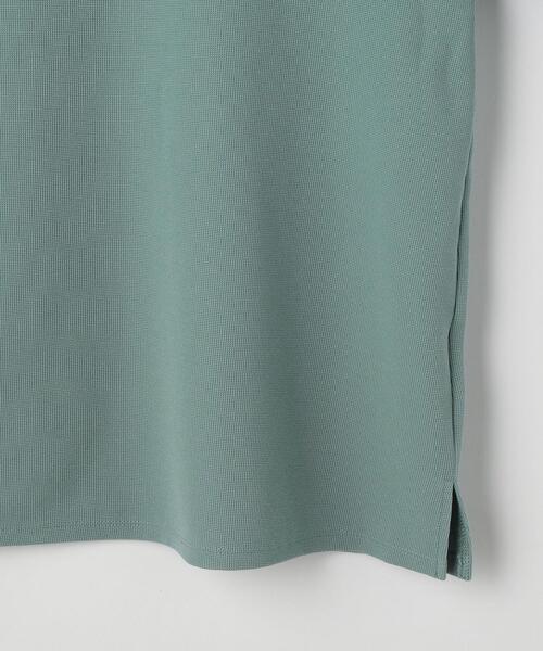 closet story（クローゼットストーリー）の「＜closet story（クローゼットストーリー）＞ピケ タックスリーブ カットソー（Tシャツ/カットソー・レディース・ネイビー/オフホワイト/ライム・FREE）」の19枚目の写真