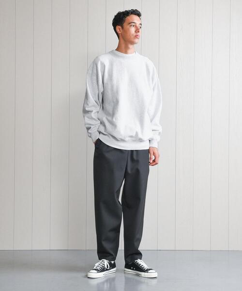 H　BEAUTY&YOUTH UNITED ARROWS（エイチビューティーアンドユースユナイテッドアローズ）の「＜H＞SWEAT CREW NECK PULLOVER/スウェット（スウェット・メンズ・オリーブ/グレー/ベージュ・S/M/L）」の8枚目の写真