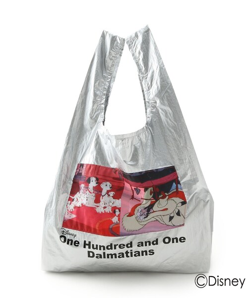 SOUP（スープ）の「◆ディズニー プリンセス ヴィランズ/メタリックマルシェバッグ（トートバッグ・レディース・サックスブルー/ブラック/シルバー/ゴールド・00）」の3枚目の写真