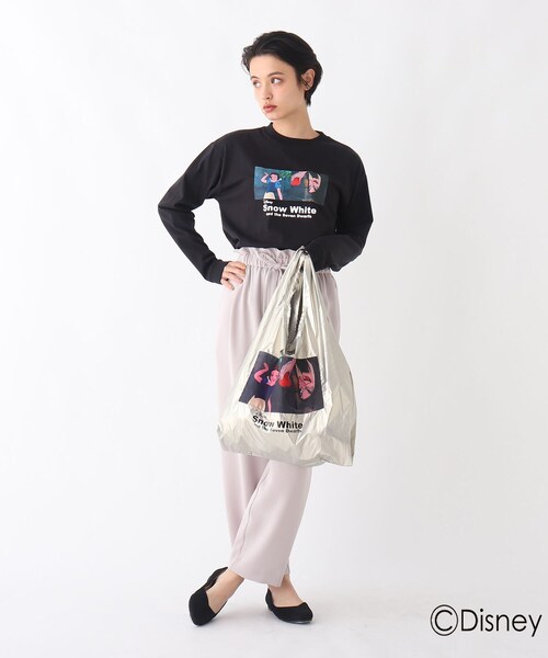 SOUP（スープ）の「◆ディズニー プリンセス ヴィランズ/メタリックマルシェバッグ（トートバッグ・レディース・サックスブルー/ブラック/シルバー/ゴールド・00）」の13枚目の写真