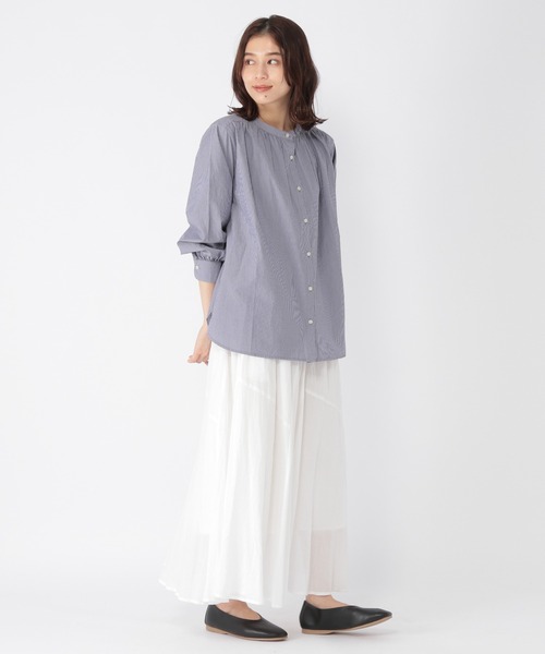 studio CLIP（スタディオクリップ）の「【キナリノ掲載商品】マルチウェイヴィンテージブラウス（シャツ/ブラウス・レディース・その他2/その他1/オフホワイト・LARGE/MEDIUM）」の7枚目の写真