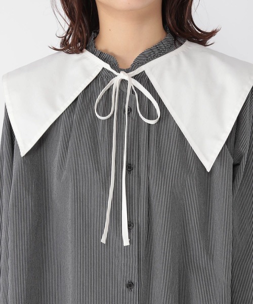 studio CLIP（スタディオクリップ）の「【キナリノ掲載商品】マルチウェイヴィンテージブラウス（シャツ/ブラウス・レディース・その他2/その他1/オフホワイト・LARGE/MEDIUM）」の16枚目の写真