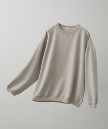 JUNRED | スムースタッチロングスリーブワイドプルオーバー(Tシャツ/カットソー)