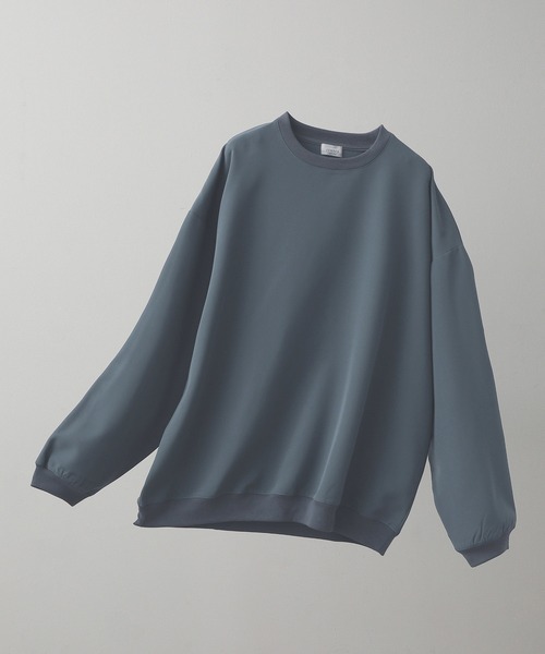 JUNRED(ジュンレッド)の「スムースタッチL/Sプルオーバー(Tシャツ/カットソー・メンズ・ホワイト/ブラック/グレー/ブルー/スミクロ・S/M/L)」の1枚目の写真