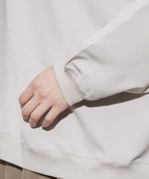 JUNRED(ジュンレッド)の「スムースタッチL/Sプルオーバー(Tシャツ/カットソー・メンズ・ホワイト/ブラック/グレー/ブルー/スミクロ・S/M/L)」の8枚目の写真