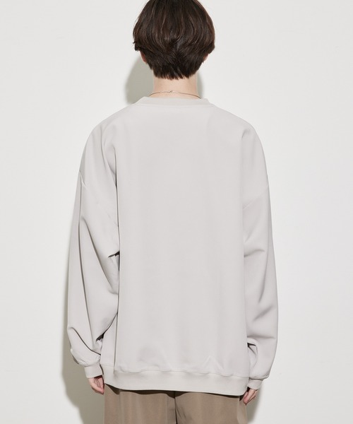 JUNRED(ジュンレッド)の「スムースタッチL/Sプルオーバー(Tシャツ/カットソー・メンズ・ホワイト/ブラック/グレー/ブルー/スミクロ・S/M/L)」の12枚目の写真