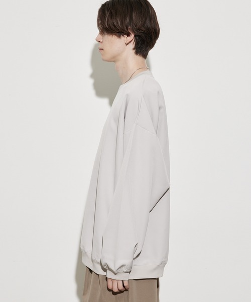 JUNRED(ジュンレッド)の「スムースタッチL/Sプルオーバー(Tシャツ/カットソー・メンズ・ホワイト/ブラック/グレー/ブルー/スミクロ・S/M/L)」の14枚目の写真