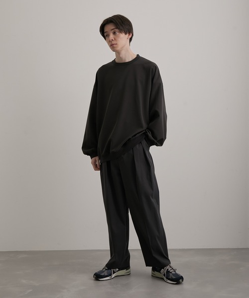 JUNRED(ジュンレッド)の「スムースタッチL/Sプルオーバー(Tシャツ/カットソー・メンズ・ホワイト/ブラック/グレー/ブルー/スミクロ・S/M/L)」の18枚目の写真