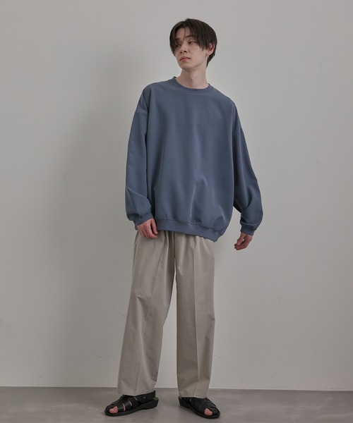 JUNRED(ジュンレッド)の「スムースタッチL/Sプルオーバー(Tシャツ/カットソー・メンズ・ホワイト/ブラック/グレー/ブルー/スミクロ・S/M/L)」の19枚目の写真