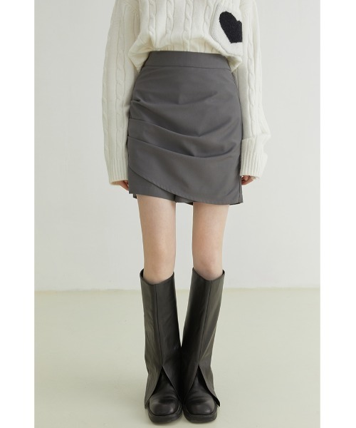 Fano Studios（ファノ ストゥディオズ）の「【Fano Studios】Wrap culottes FQ21B007（その他パンツ・レディース・グレー・M/S/L）」の3枚目の写真