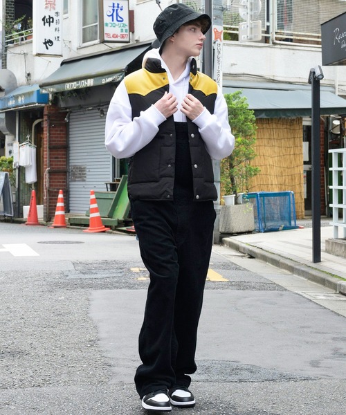 ８(eight)（エイト）の「ウエスタン切替ベスト（ダウンベスト・メンズ・ブラック/ベージュ/ネイビー/グレー/ワインレッド・MEDIUM/LARGE/X-LARGE）」の15枚目の写真