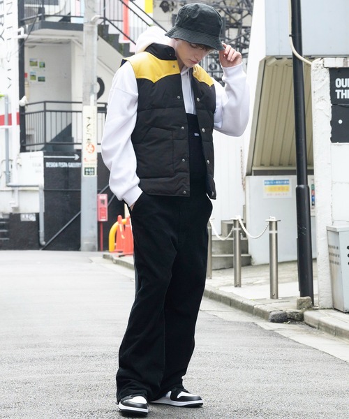 ８(eight)（エイト）の「ウエスタン切替ベスト（ダウンベスト・メンズ・ブラック/ベージュ/ネイビー/グレー/ワインレッド・MEDIUM/LARGE/X-LARGE）」の21枚目の写真