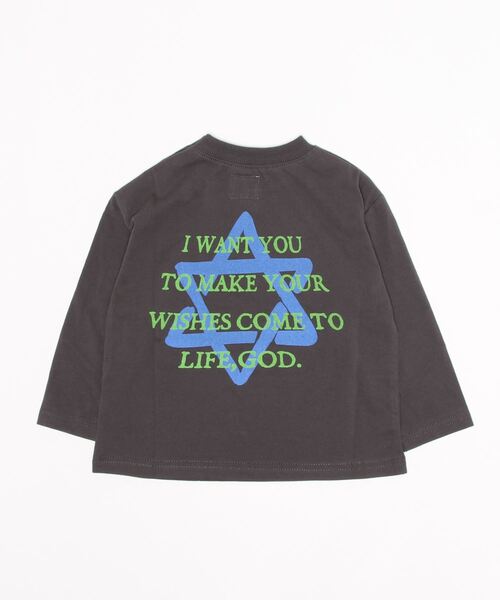 Life Support Products（ライフサポートプロダクツ）の「ヴィンテージプリントロンT（80～150cm）（Tシャツ/カットソー・キッズ・レッド/オフホワイト/キャメル/ライトピンク/チャコール・90/100/110/120/80/130/95/140/150）」の8枚目の写真