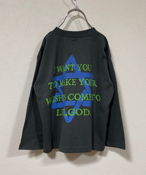 Life Support Products（ライフサポートプロダクツ）の「ヴィンテージプリントロンT（80～150cm）（Tシャツ/カットソー・キッズ・レッド/オフホワイト/キャメル/ライトピンク/チャコール・90/100/110/120/80/130/95/140/150）」の6枚目の写真