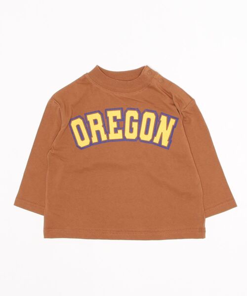 Life Support Products（ライフサポートプロダクツ）の「ヴィンテージプリントロンT（80～150cm）（Tシャツ/カットソー・キッズ・レッド/オフホワイト/キャメル/ライトピンク/チャコール・90/100/110/120/80/130/95/140/150）」の9枚目の写真