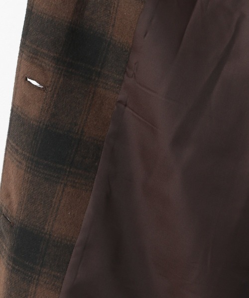 Heather（ヘザー）の「アソートチェック柄チェスターコート　215262（チェスターコート・レディース・ブラック系/ブラウン系/グリーン系・FREE）」の14枚目の写真