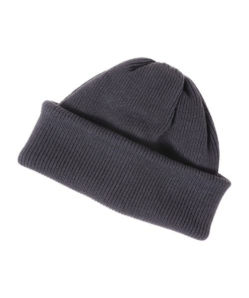 crepuscule（クレプスキュール）の「crepuscule Knit cap 2103-010（ニットキャップ/ビーニー・メンズ・チャコールグレー/ブルー/ブラック/ベージュ・FREE）」の3枚目の写真