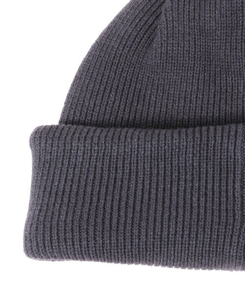 crepuscule（クレプスキュール）の「crepuscule Knit cap 2103-010（ニットキャップ/ビーニー・メンズ・チャコールグレー/ブルー/ブラック/ベージュ・FREE）」の5枚目の写真