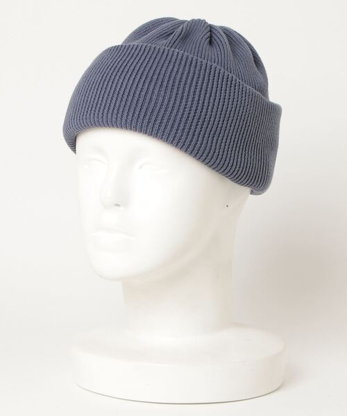 crepuscule（クレプスキュール）の「crepuscule Knit cap 2103-010（ニットキャップ/ビーニー・メンズ・チャコールグレー/ブルー/ブラック/ベージュ・FREE）」の12枚目の写真