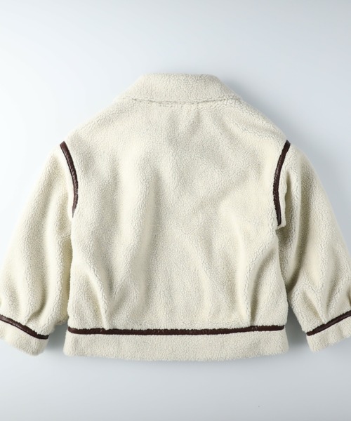 HONEYSUCKLE ROSE（ハニーサックルローズ）の「【HONEYSUCKLE ROSE】B-3ボアジャケット（その他アウター・レディース・ブラック/オフホワイト/ライトブラウン・L/M）」の21枚目の写真