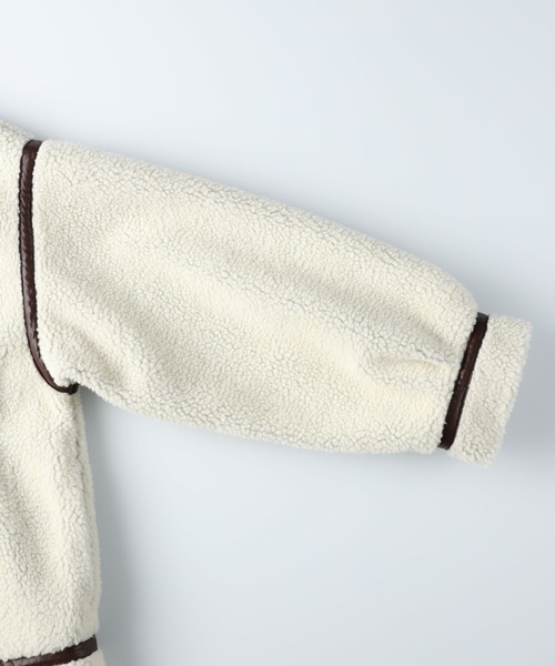 HONEYSUCKLE ROSE（ハニーサックルローズ）の「【HONEYSUCKLE ROSE】B-3ボアジャケット（その他アウター・レディース・ブラック/オフホワイト/ライトブラウン・L/M）」の22枚目の写真