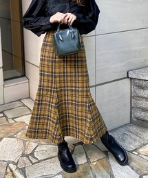 FREE'S MART | 【インフルエンサー森下愛里沙さんレコメンド / Sシリーズ対応】◆ツィードチェックナロースカート(スカート)