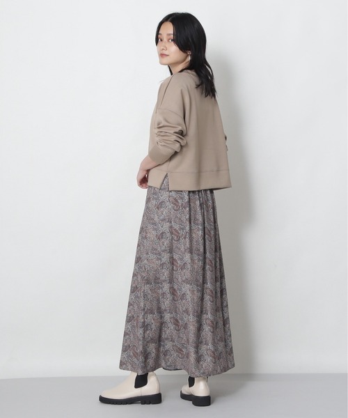 NATURAL BEAUTY BASIC（ナチュラルビューティーベーシック）の「ダンボールプルオーバー（Tシャツ/カットソー・レディース・ベージュ/オフホワイト/ブルー・MEDIUM）」の17枚目の写真