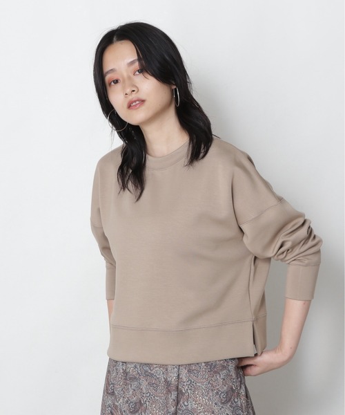 NATURAL BEAUTY BASIC（ナチュラルビューティーベーシック）の「ダンボールプルオーバー（Tシャツ/カットソー・レディース・ベージュ/オフホワイト/ブルー・MEDIUM）」の18枚目の写真