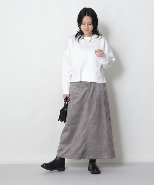 NATURAL BEAUTY BASIC（ナチュラルビューティーベーシック）の「ダンボールプルオーバー（Tシャツ/カットソー・レディース・ベージュ/オフホワイト/ブルー・MEDIUM）」の13枚目の写真
