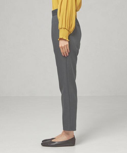 closet story（クローゼットストーリー）の「＜closet story（クローゼットストーリー）＞ミディツイル タックパンツ -ウォッシャブル-（その他パンツ・レディース・オフホワイト/ダークグレー/ピンク・S/M）」の9枚目の写真