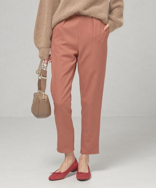 closet story（クローゼットストーリー）の「＜closet story（クローゼットストーリー）＞ミディツイル タックパンツ -ウォッシャブル-（その他パンツ・レディース・オフホワイト/ダークグレー/ピンク・S/M）」の11枚目の写真