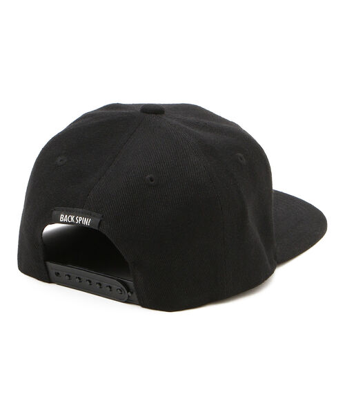 RAWLIFE（ロウライフ）の「BACK SPIN!GOLF/バックスピンゴルフ/FLAT BRIM CAP（キャップ・メンズ・ブラック・FREE）」の6枚目の写真