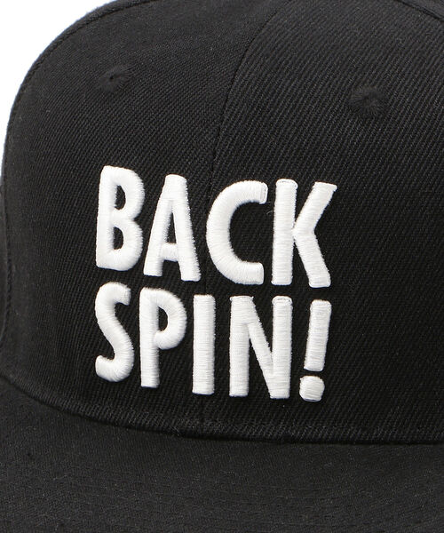 RAWLIFE（ロウライフ）の「BACK SPIN!GOLF/バックスピンゴルフ/FLAT BRIM CAP（キャップ・メンズ・ブラック・FREE）」の8枚目の写真