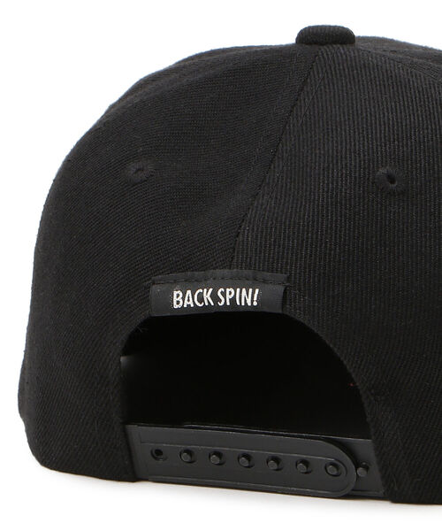 RAWLIFE（ロウライフ）の「BACK SPIN!GOLF/バックスピンゴルフ/FLAT BRIM CAP（キャップ・メンズ・ブラック・FREE）」の9枚目の写真