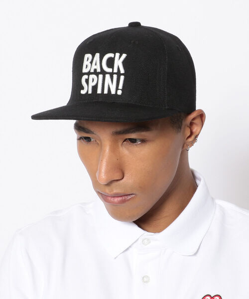 RAWLIFE（ロウライフ）の「BACK SPIN!GOLF/バックスピンゴルフ/FLAT BRIM CAP（キャップ・メンズ・ブラック・FREE）」の10枚目の写真