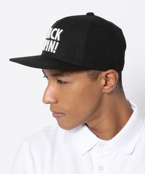 RAWLIFE（ロウライフ）の「BACK SPIN!GOLF/バックスピンゴルフ/FLAT BRIM CAP（キャップ・メンズ・ブラック・FREE）」の11枚目の写真