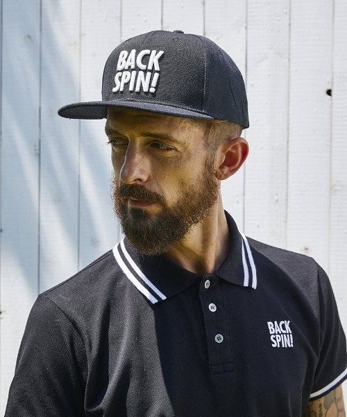 RAWLIFE（ロウライフ）の「BACK SPIN!GOLF/バックスピンゴルフ/FLAT BRIM CAP（キャップ・メンズ・ブラック・FREE）」の15枚目の写真