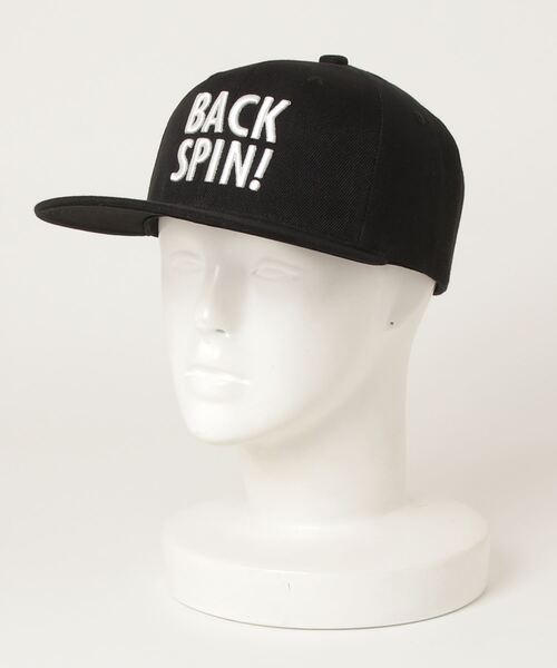 RAWLIFE（ロウライフ）の「BACK SPIN!GOLF/バックスピンゴルフ/FLAT BRIM CAP（キャップ・メンズ・ブラック・FREE）」の17枚目の写真