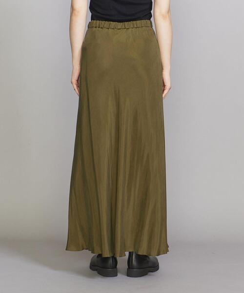 BEAUTY&YOUTH UNITED ARROWS（ビューティーアンドユースユナイテッドアローズ）の「BY キュプラマーメイドバックゴム フレアスカート（スカート・レディース・ダークグレー/オリーブ/ダークブラウン・S/M）」の10枚目の写真