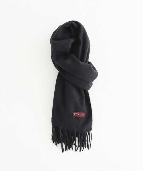 ETELIO（エテリオ）の「ボリュームフリンジマフラー（マフラー・メンズ・ブラック/グレー/アイボリー/ワイン/チャコール/ブラウン/オレンジ系/ブラウン系/ベージュ系/ブルー系/グレー系・FREE）」の16枚目の写真