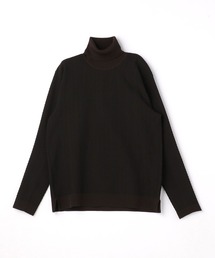 NICOLE CLUB FOR MEN | ヘリンボン柄タートルネックニット(ニット/セーター)