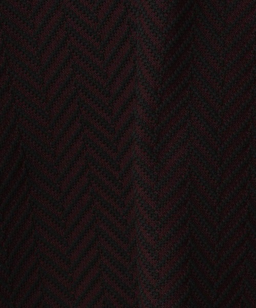 NICOLE CLUB FOR MEN（ニコルクラブフォーメン）の「【21年モデル】ヘリンボン柄タートルネックニット（ニット/セーター・メンズ・ボルドー/ダークブラウン/ブラック系その他/ブラック/オフホワイト/ホワイト×ブラック・LARGE/MEDIUM/X-LARGE）」の12枚目の写真