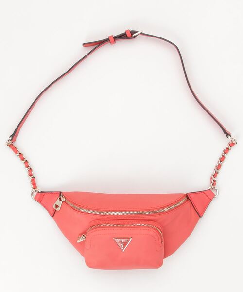 Guess（ゲス）の「ECO GEMMA Crossbody Sling（ショルダーバッグ・レディース・ブラック/レッド/レッド系その他/ライトピンク・ONE SIZE）」の4枚目の写真