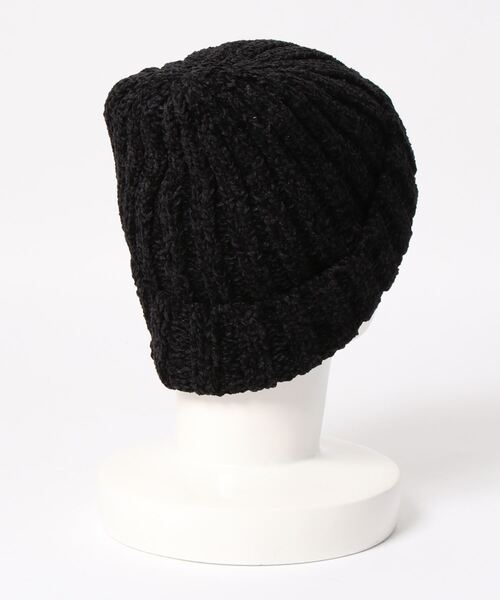 LBC（エルビーシー）の「モールニットワッチ（ニットキャップ/ビーニー・レディース・ブラック/ベージュ/ネイビー・FREE）」の4枚目の写真