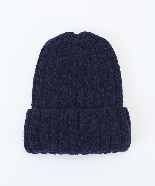 LBC（エルビーシー）の「モールニットワッチ（ニットキャップ/ビーニー・レディース・ブラック/ベージュ/ネイビー・FREE）」の10枚目の写真