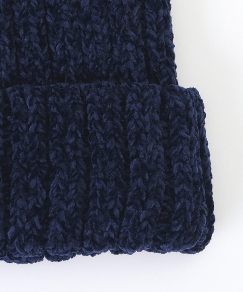 LBC（エルビーシー）の「モールニットワッチ（ニットキャップ/ビーニー・レディース・ブラック/ベージュ/ネイビー・FREE）」の7枚目の写真