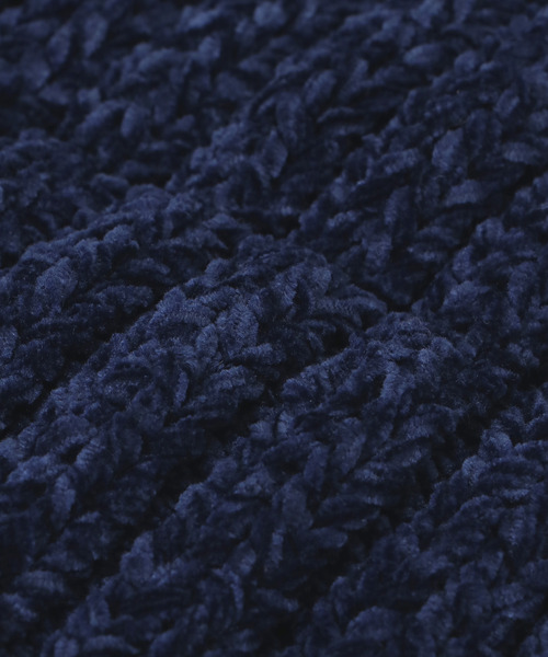 LBC（エルビーシー）の「モールニットワッチ（ニットキャップ/ビーニー・レディース・ブラック/ベージュ/ネイビー・FREE）」の6枚目の写真