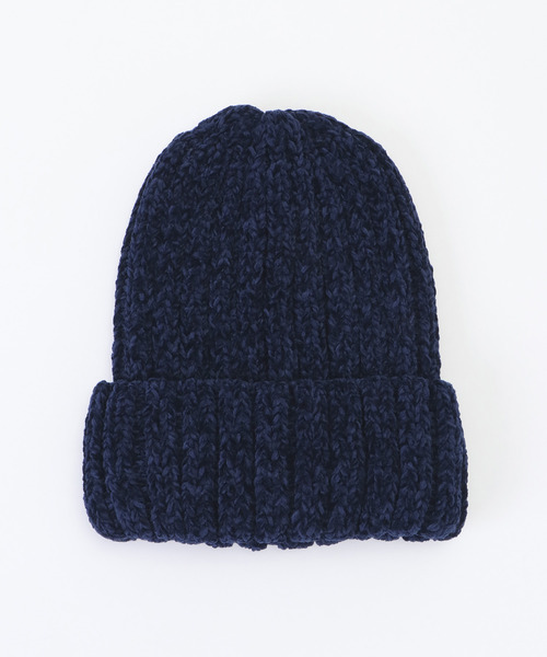 LBC（エルビーシー）の「モールニットワッチ（ニットキャップ/ビーニー・レディース・ブラック/ベージュ/ネイビー・FREE）」の9枚目の写真