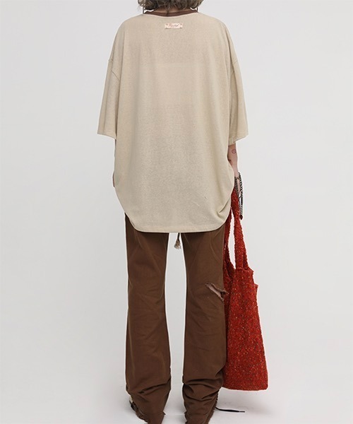 MASONPRINCE(メイソンプリンス)の「ロゴステッチ ニットトートバック BB13843【DO NOT TAG】(ショルダーバッグ・レディース・グリーン/レッド/ピンク・FREE)」の10枚目の写真