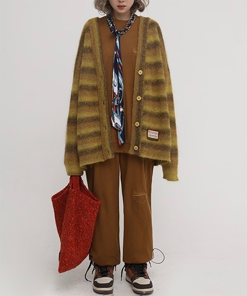 MASONPRINCE(メイソンプリンス)の「ロゴステッチ ニットトートバック BB13843【DO NOT TAG】(ショルダーバッグ・レディース・グリーン/レッド/ピンク・FREE)」の12枚目の写真